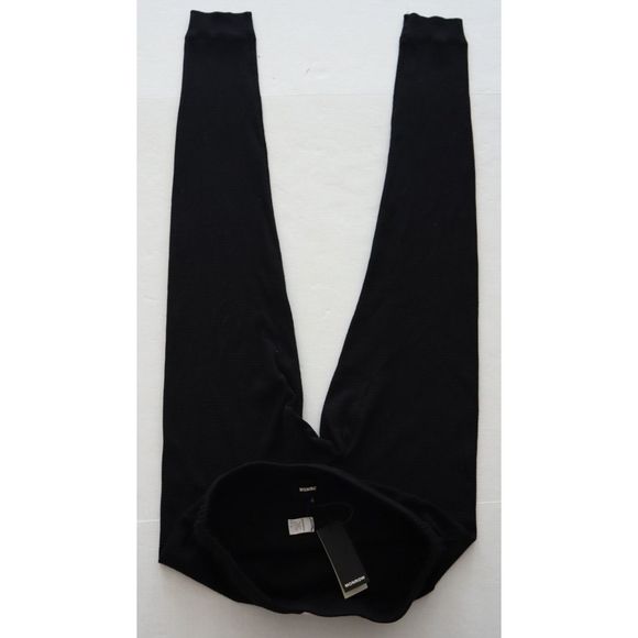 Monrow 119412 Women's Sz Large Black Waffle-Knit Jogger Sweatpants - Picture 9 of 11